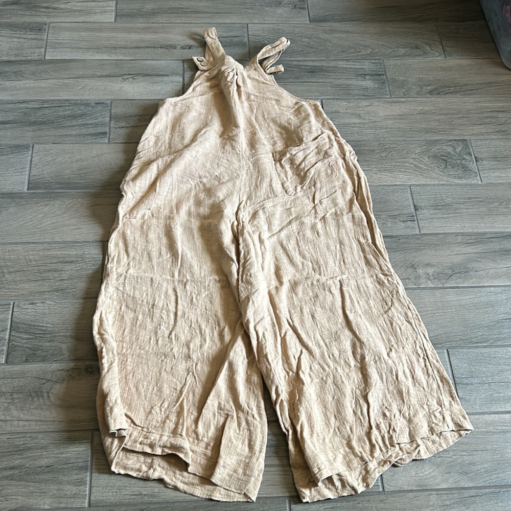 Free People Cream Jumpsuit - Picture 5 of 10